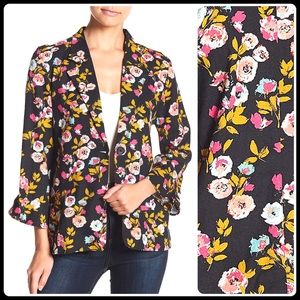 Abound floral linen blazer